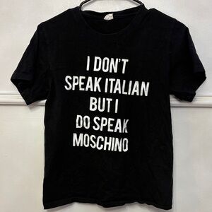 (Non authentic)Black Statement Tee